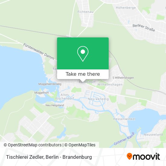 Tischlerei Zedler map