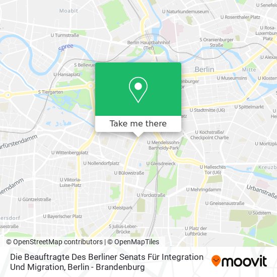 Die Beauftragte Des Berliner Senats Für Integration Und Migration map