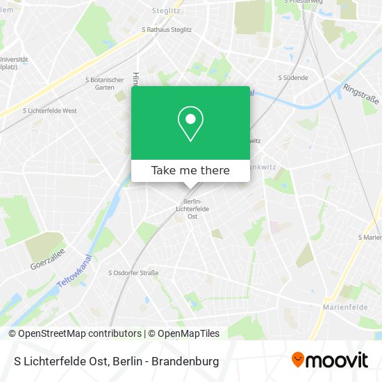 S Lichterfelde Ost map