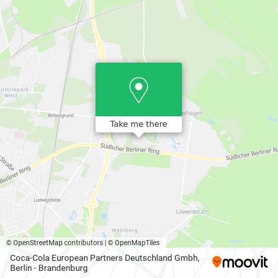 Coca-Cola European Partners Deutschland Gmbh map