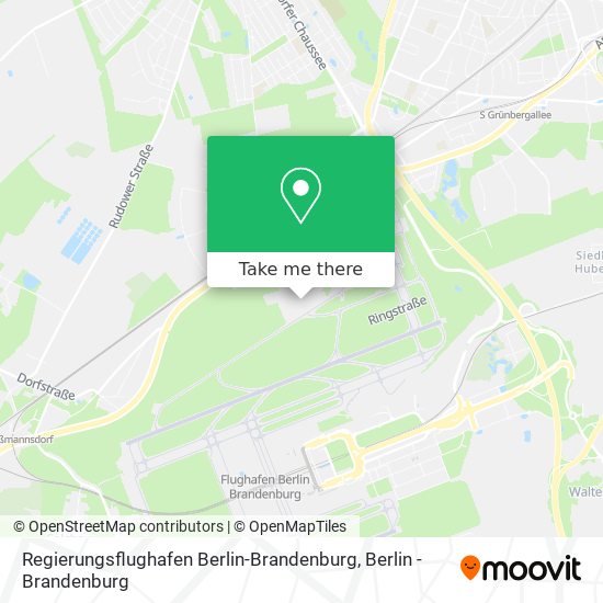 Regierungsflughafen Berlin-Brandenburg map