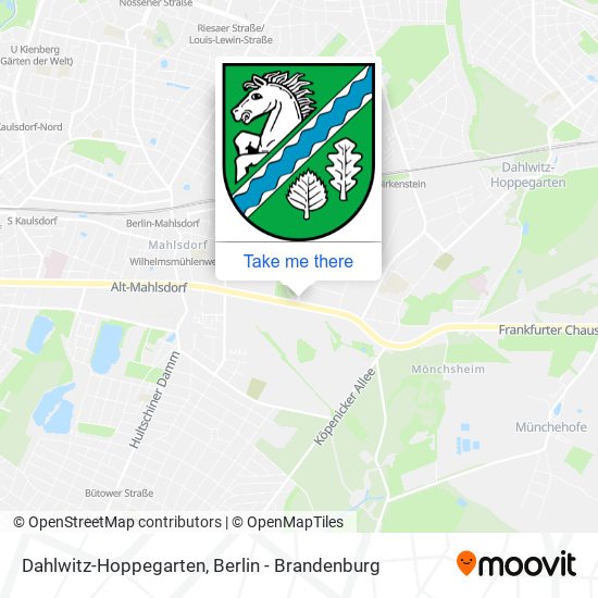 Карта Dahlwitz-Hoppegarten