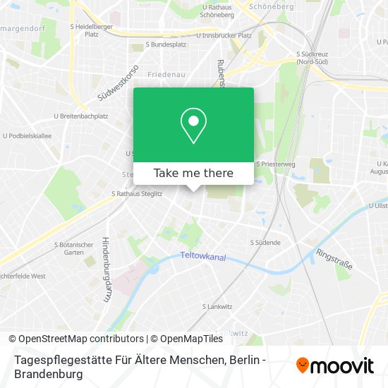 Tagespflegestätte Für Ältere Menschen map