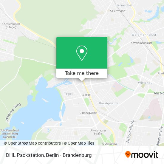 DHL Packstation map