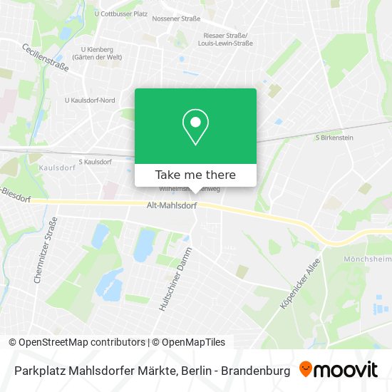 Parkplatz Mahlsdorfer Märkte map