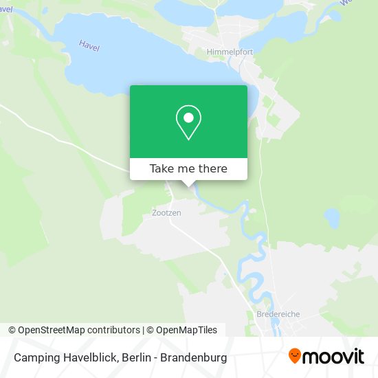 Camping Havelblick map