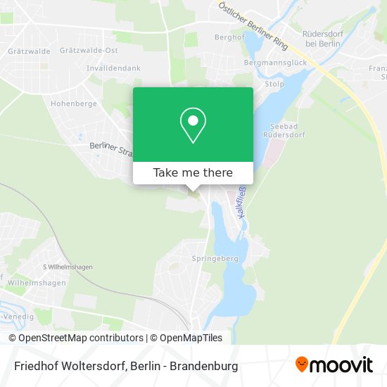 Friedhof Woltersdorf map