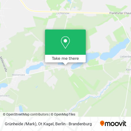 Grünheide /Mark), Ot Kagel map