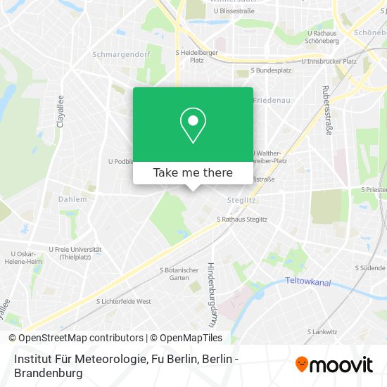 Institut Für Meteorologie, Fu Berlin map