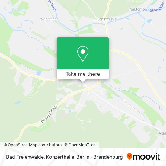 Bad Freienwalde, Konzerthalle map
