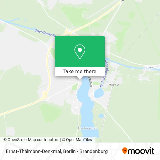 Карта Ernst-Thälmann-Denkmal