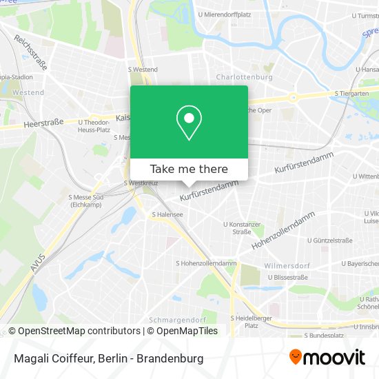 Magali Coiffeur map