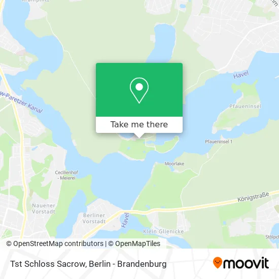 Карта Tst Schloss Sacrow