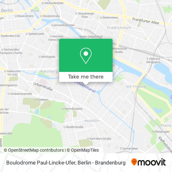 Boulodrome Paul-Lincke-Ufer map