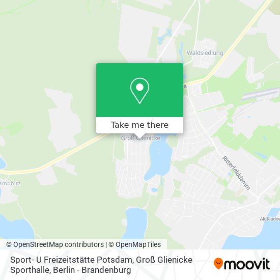 Sport- U Freizeitstätte Potsdam, Groß Glienicke Sporthalle map