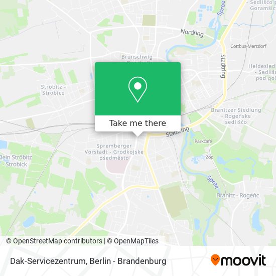 Dak-Servicezentrum map