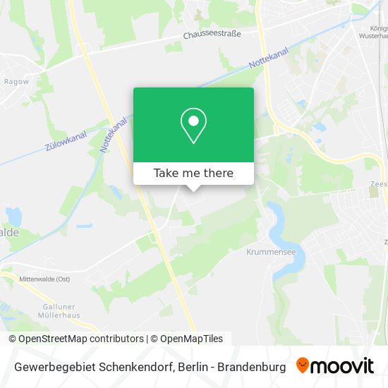 Gewerbegebiet Schenkendorf map