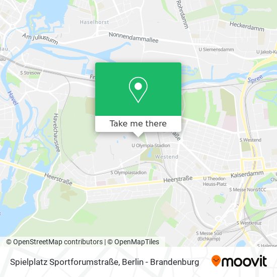 Spielplatz Sportforumstraße map