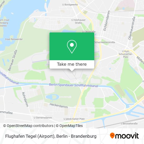 Карта Flughafen Tegel (Airport)