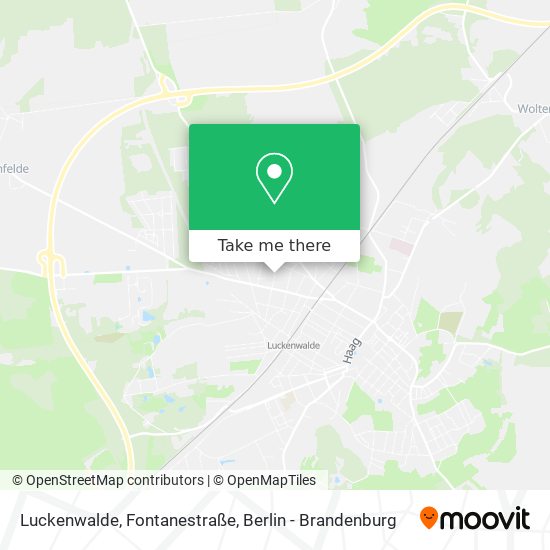 Luckenwalde, Fontanestraße map