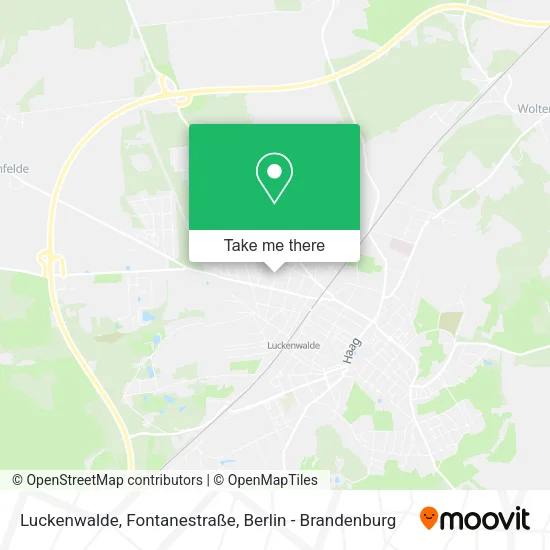 Luckenwalde, Fontanestraße map