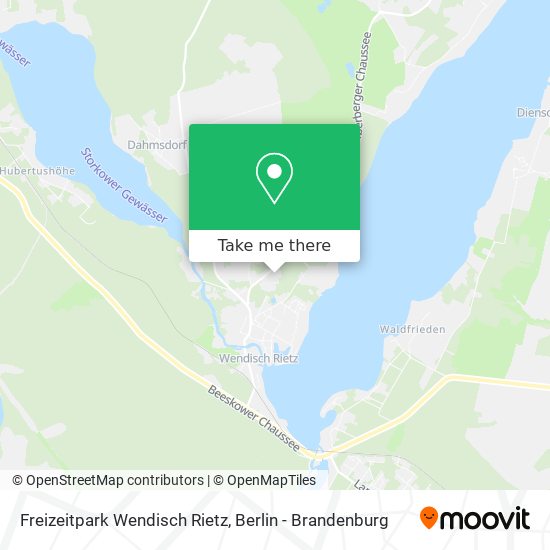 Freizeitpark Wendisch Rietz map