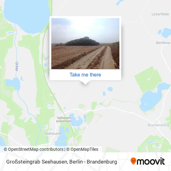 Карта Großsteingrab Seehausen