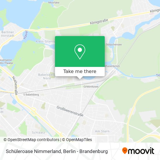 Schüleroase Nimmerland map