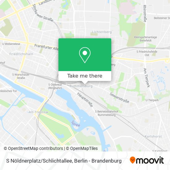 Карта S Nöldnerplatz/Schlichtallee