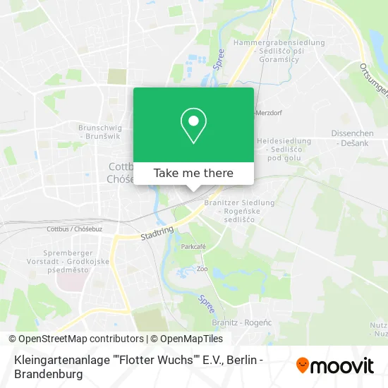 Карта Kleingartenanlage ""Flotter Wuchs"" E.V.