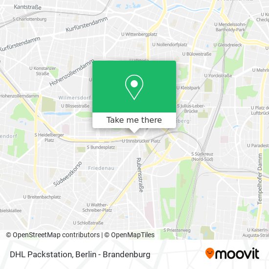 DHL Packstation map