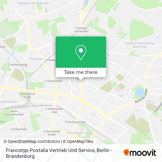 Карта Francotyp-Postalia Vertrieb Und Service