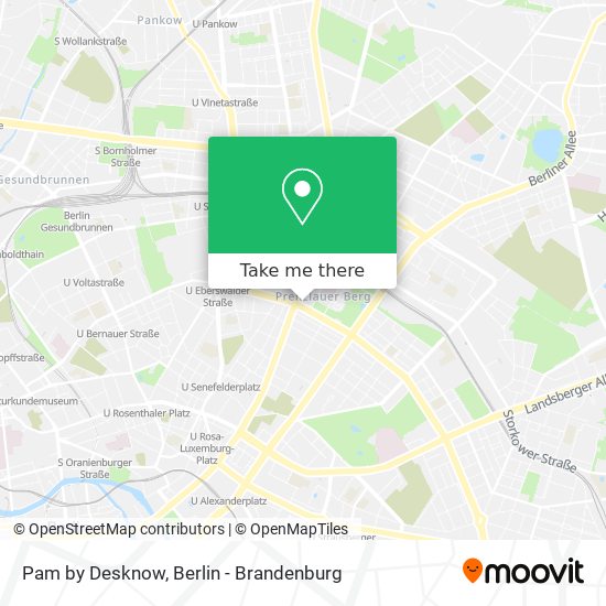 Pam by Desknow map