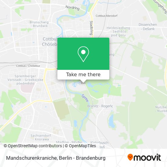 Mandschurenkraniche map