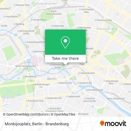 Monbijouplatz map