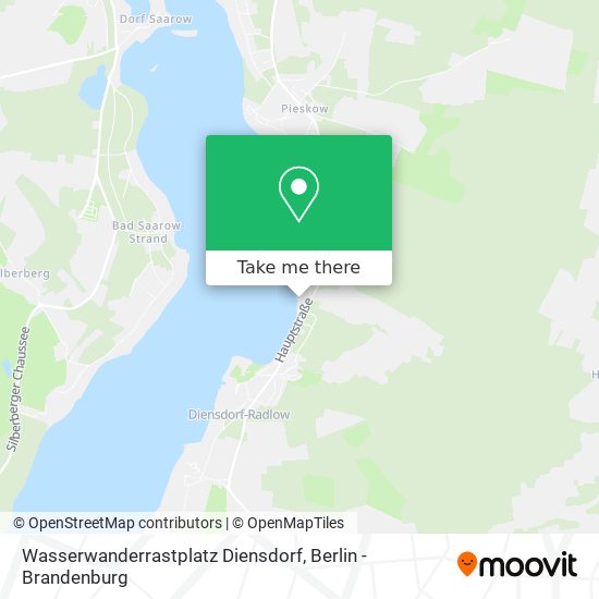 Карта Wasserwanderrastplatz Diensdorf