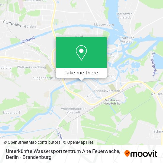 Unterkünfte Wassersportzentrum Alte Feuerwache map
