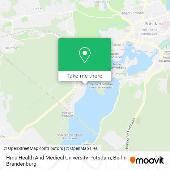 Hmu Health And Medical University Potsdam map