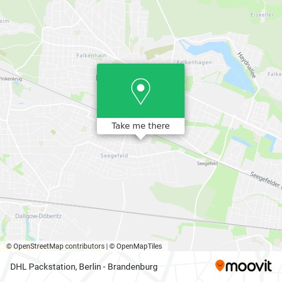 DHL Packstation map