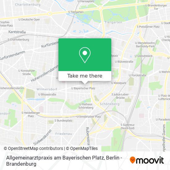 Карта Allgemeinarztpraxis am Bayerischen Platz