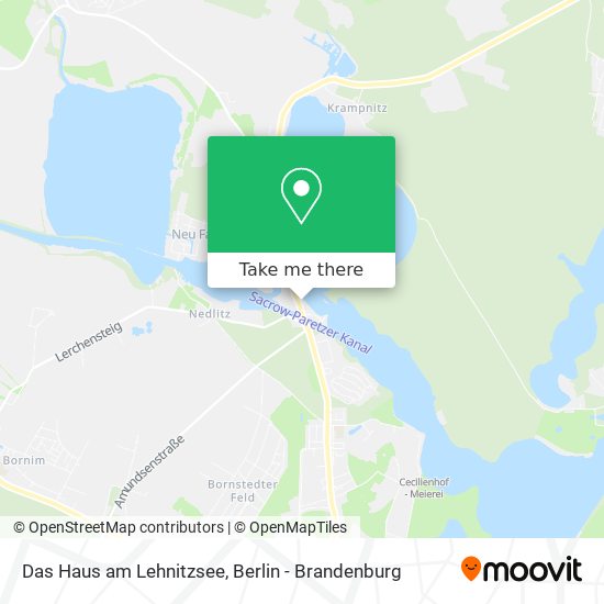 Карта Das Haus am Lehnitzsee