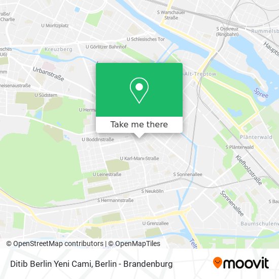 Ditib Berlin Yeni Cami map