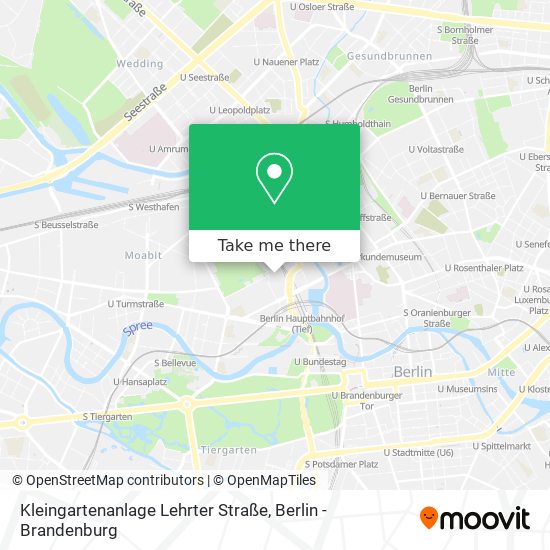 Карта Kleingartenanlage Lehrter Straße