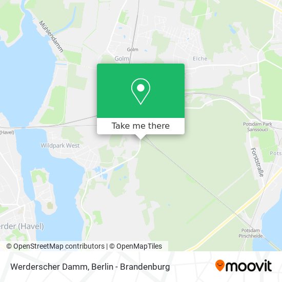Werderscher Damm map