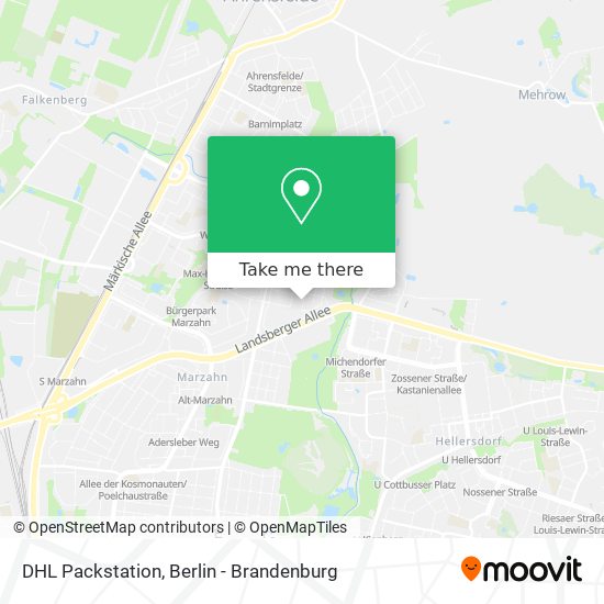 DHL Packstation map