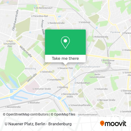 Карта U Nauener Platz
