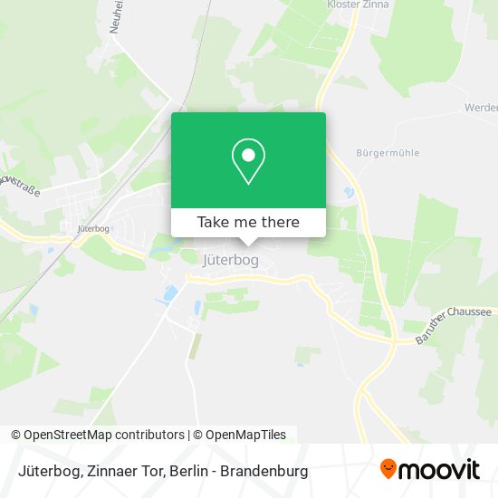Jüterbog, Zinnaer Tor map