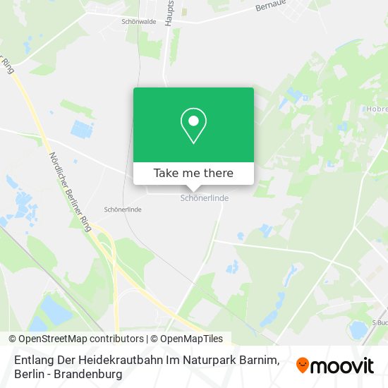 Entlang Der Heidekrautbahn Im Naturpark Barnim map