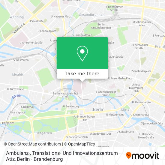Ambulanz-, Translations- Und Innovationszentrum – Atiz map