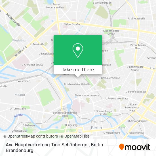 Axa Hauptvertretung Tino Schönberger map